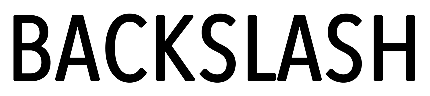 Backslash