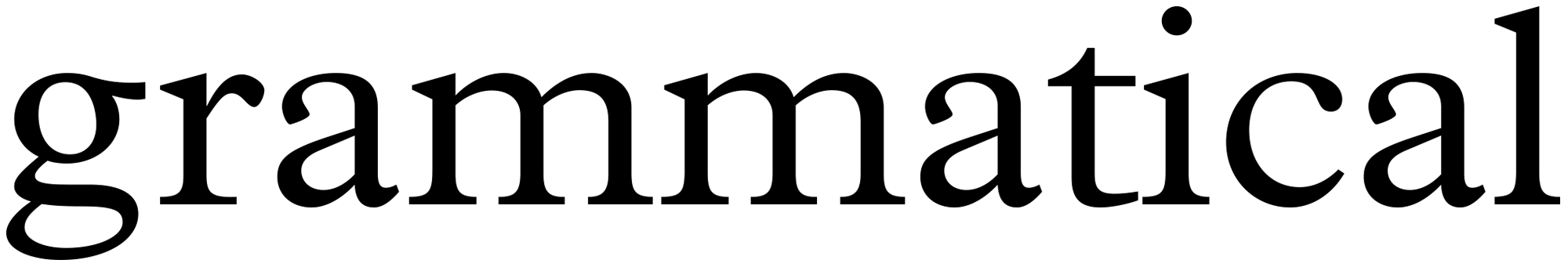 Grammatical